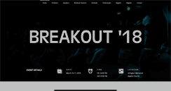Desktop Screenshot of breakoutconference.com
